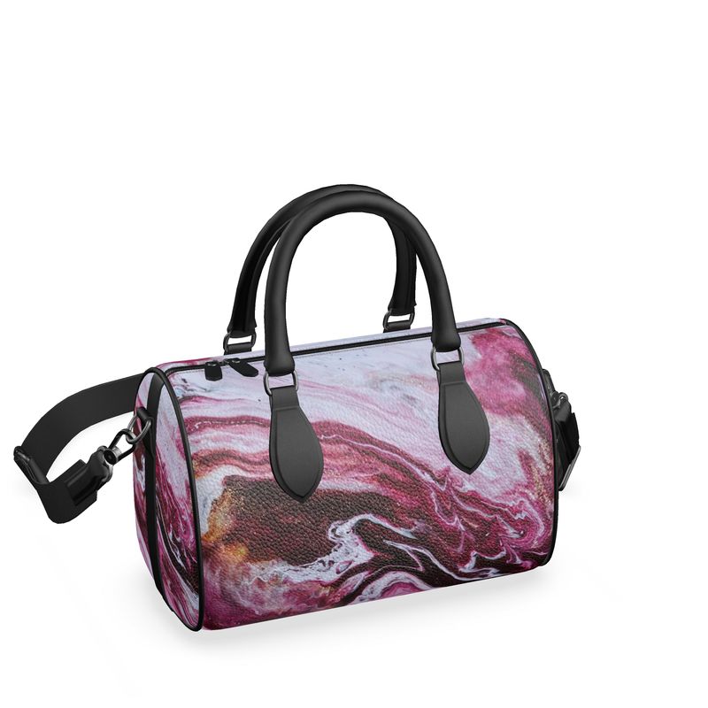 Raspberry Cream Mini Duffle