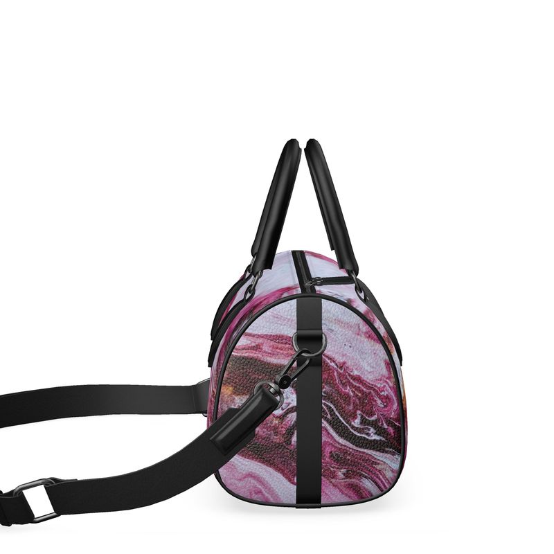 Raspberry Cream Mini Duffle